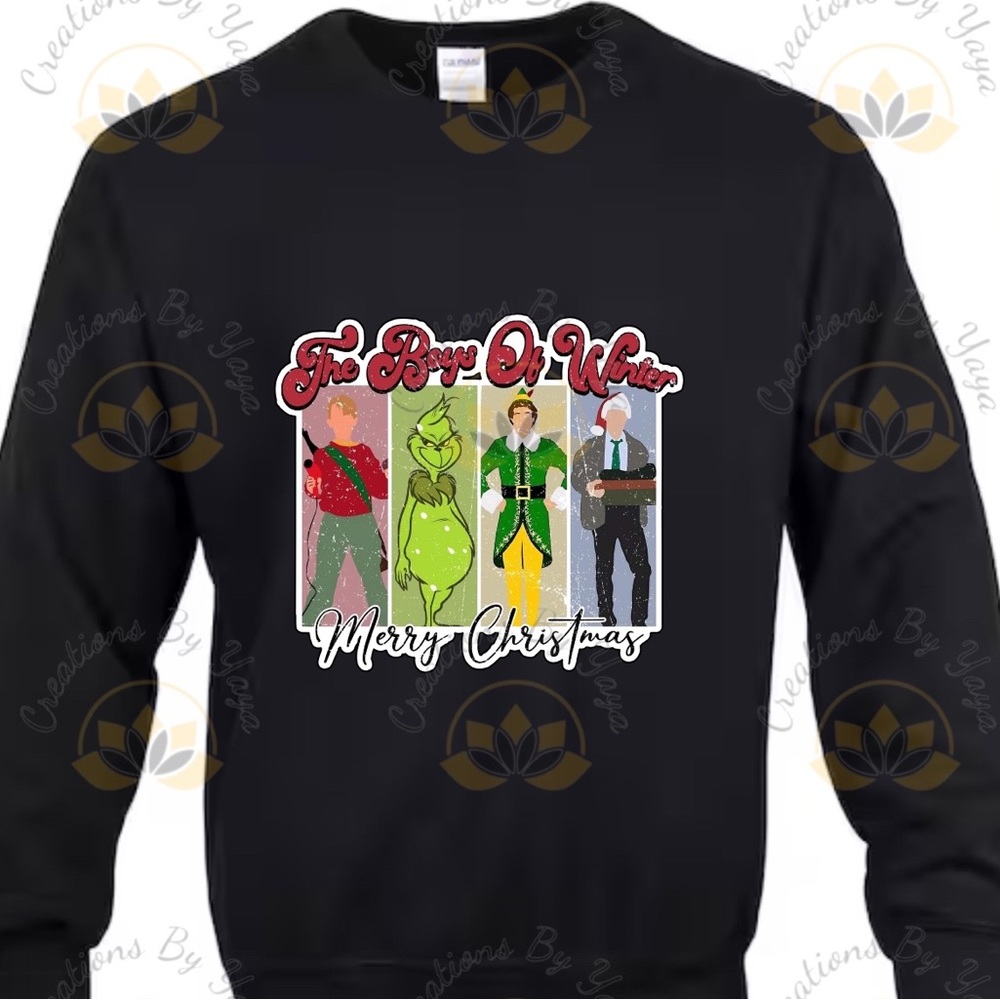 The Boys Of Winter Christmas Sweatshirt